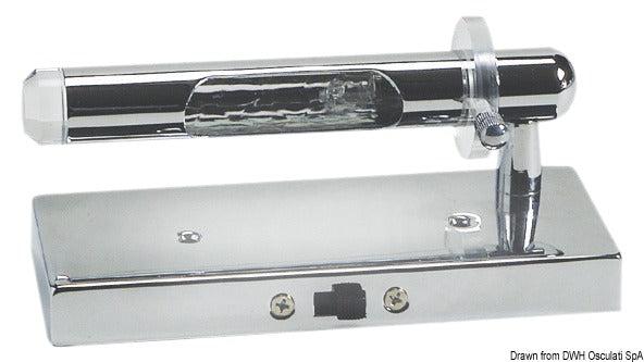 Applique orientabile ottone cromato