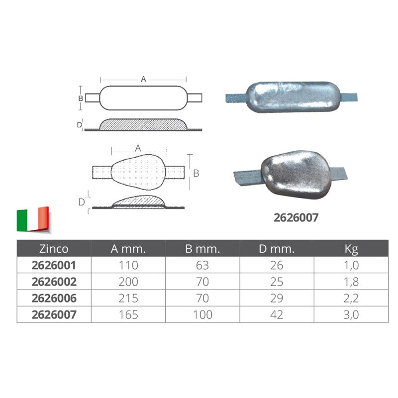 ANODO DA SALDARE - 2626002 - ENRICO POLIPODIO