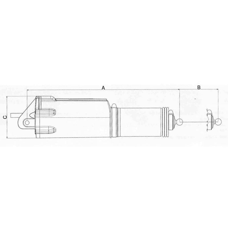 ATTUATORE AC 12 MM.273/330 - 5454876 - UFLEX