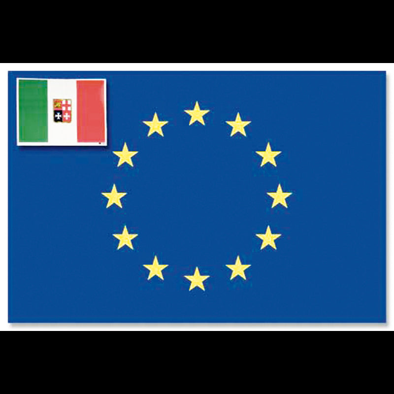 BANDIERA ADESIVA EUROPA CM.11X16 - 5252157 - ERREGRAFICA