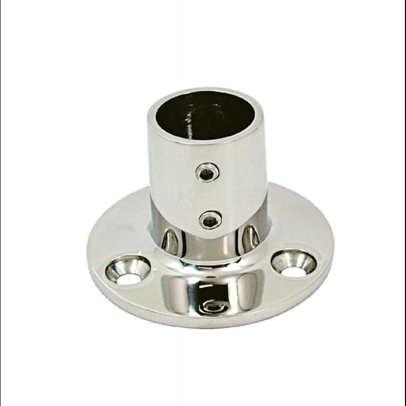 BASE INOX TONDA 90° Ø MM.22 - 2929222 - FORNITURE NAUTICHE ITALIANE