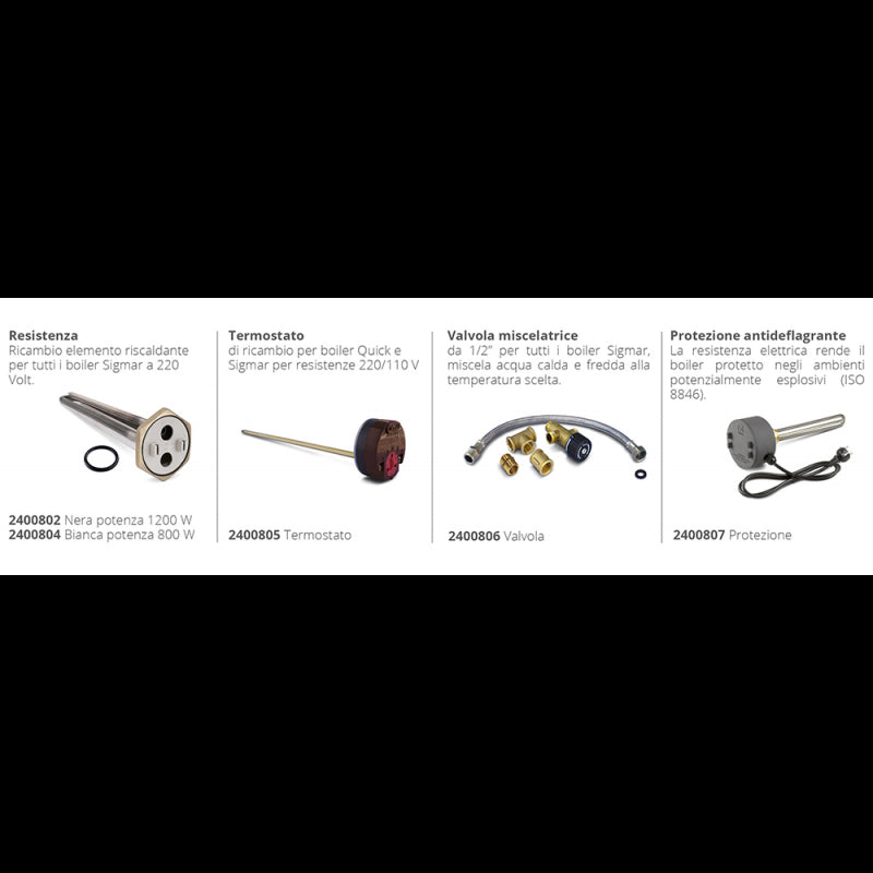 BOILER SIGMAR TERMOINOX 40 LT - 2400644 - QUICK