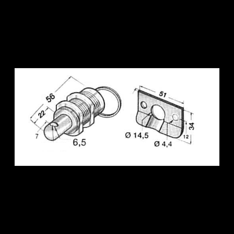 CHIUSURA A PULSANTE - 4848803 - FORNITURE NAUTICHE ITALIANE