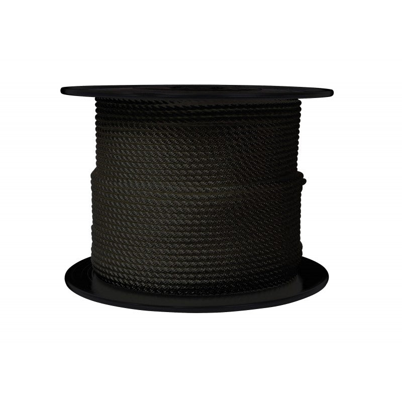 CIMA RITORTA NERA Ø MM.24 MT 100 - 9005124 - FORNITURE NAUTICHE ITALIANE