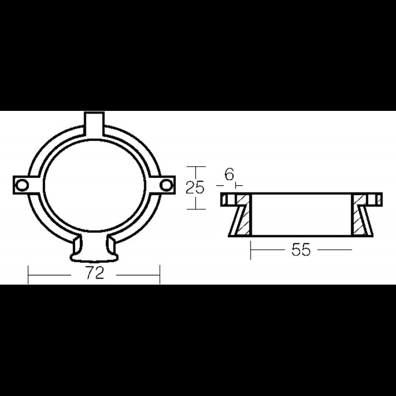 COLLARE ALPHA ONE IN ALLUMINIO - 2626317A - TECNOSEAL