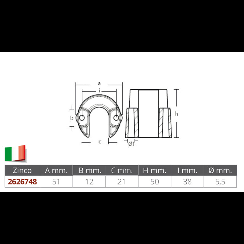 COLLARE PER TRIM YANMAR - 2626748 - TECNOSEAL