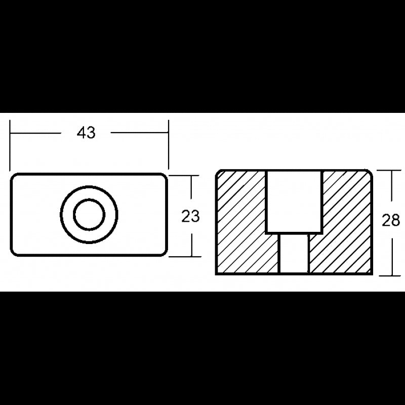 CUBO IN ALLUMINIO PER OMC - 2626210A - ENRICO POLIPODIO