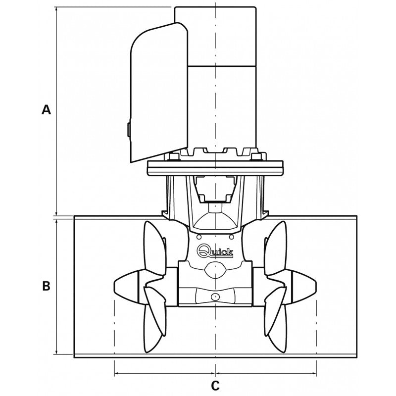 ELICA BTQ 250-240kg 24V - 0390240 - QUICK