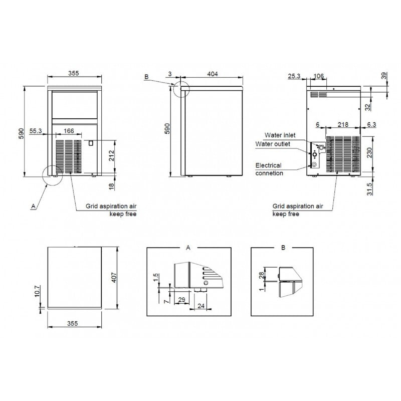 FABBRICATORE DI GHIACCIO - 2400100 - INDEL WEBASTO MARINE - ISOTEMP
