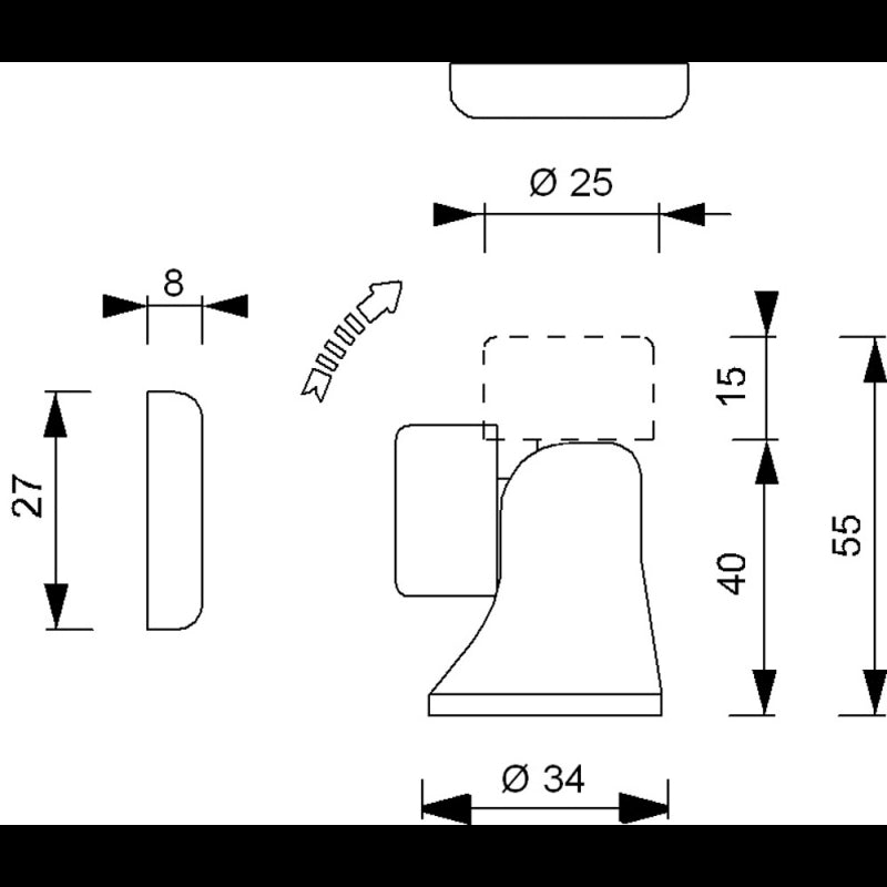 FERMA PORTA MAGNETICO OTT.LUCIDO - 4848645 - FORESTI