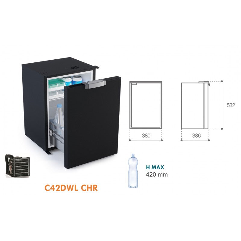 FRIGORIFERO/FREEZER C51 DW NERO - 2435081 - VITRIFRIGO