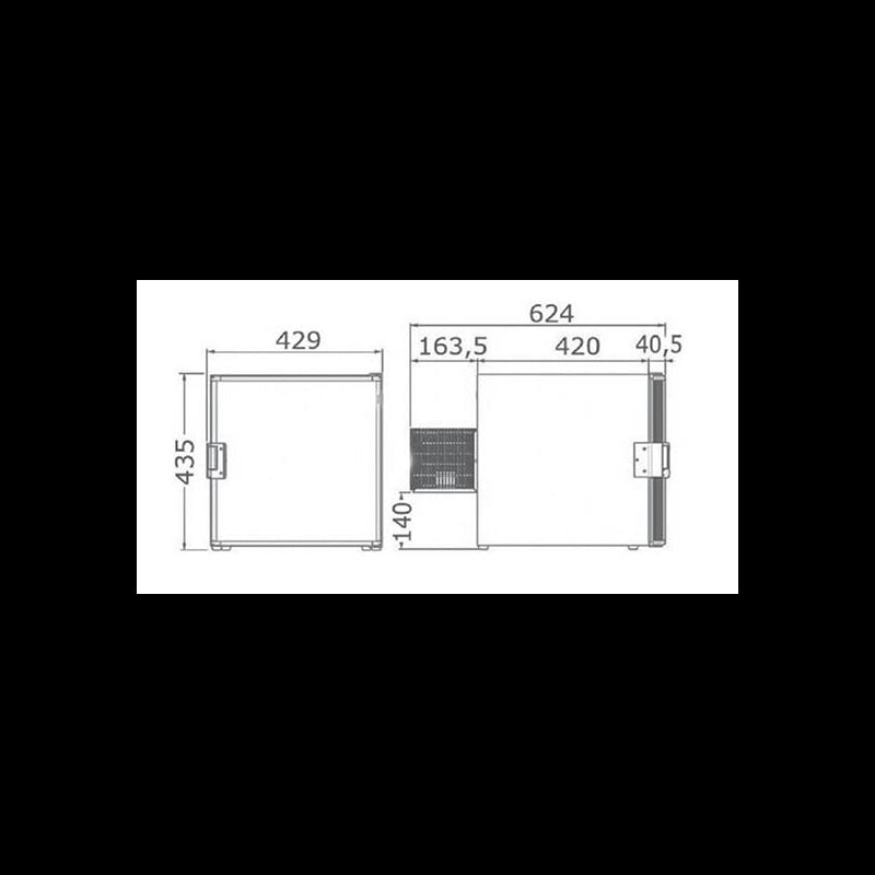 FRIGO-CONGELATORE CRUISE 40 CUBIC - 2424773 - INDEL WEBASTO MARINE - ISOTEMP