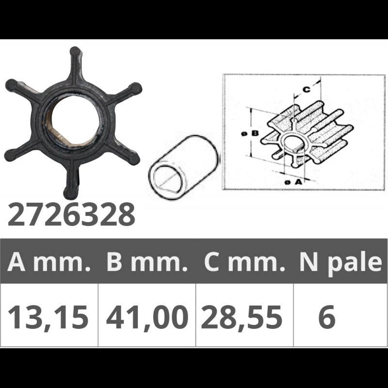 GIRANTE HONDA 4T 5-7,5-8-10 HP - 2726328 - FINNORD