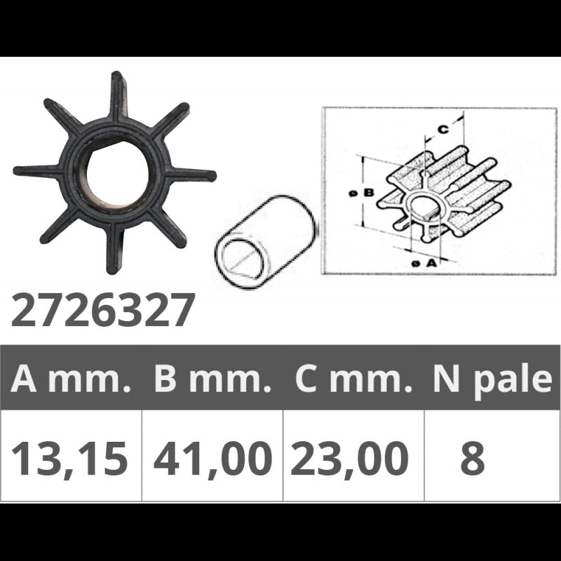 GIRANTE HONDA 4T 5-7,5-8-10 HP - 2726327 - FINNORD