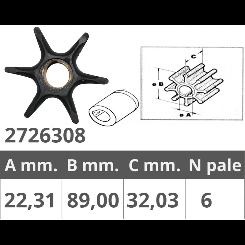 GIRANTE JOHNSON/EV. 2T V4-V6 - 2726308 - FINNORD