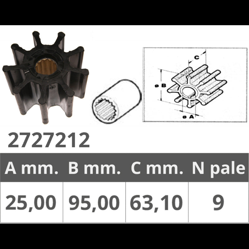 GIRANTE ORIGINALE JABSCO 836-0001 - 2727212 - JABSCO