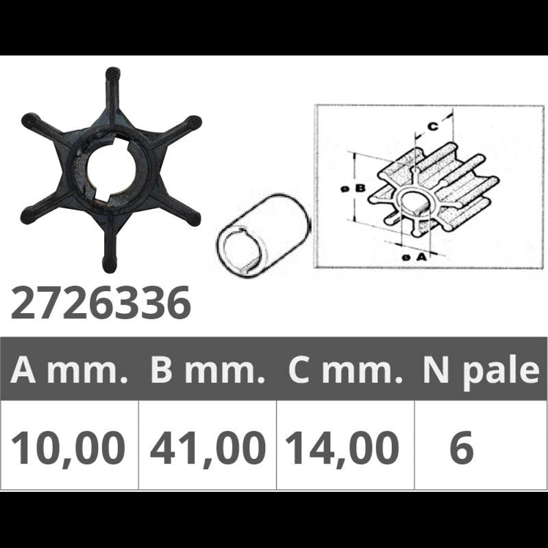 GIRANTE SUZUKI 2T 2-2,2-4-5-6-8 HP - 2726336 - FINNORD