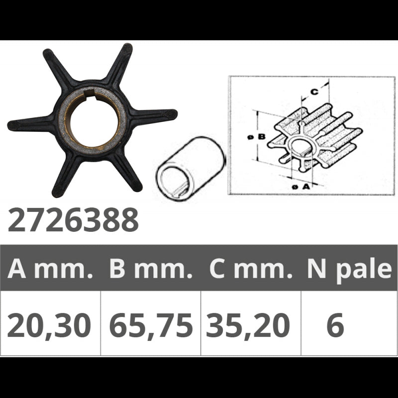 GIRANTE TOHATSU 2T 70-90-120-140 HP - 2726388 - FINNORD