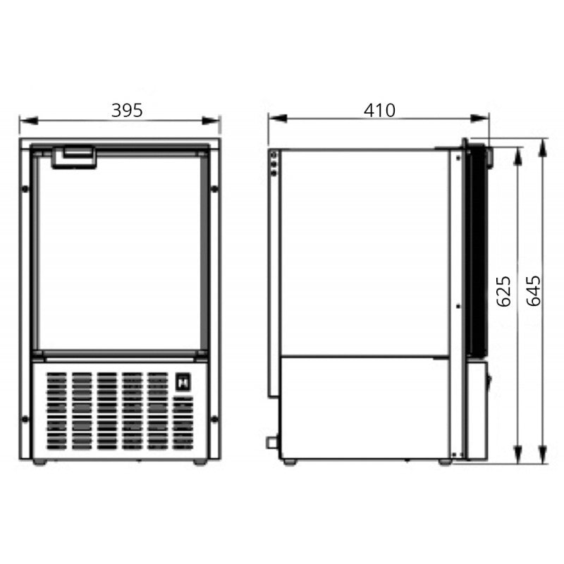 FABBRICATORE GHIACCIO PORTA BIANCA - 2400110 - INDEL WEBASTO MARINE - ISOTEMP