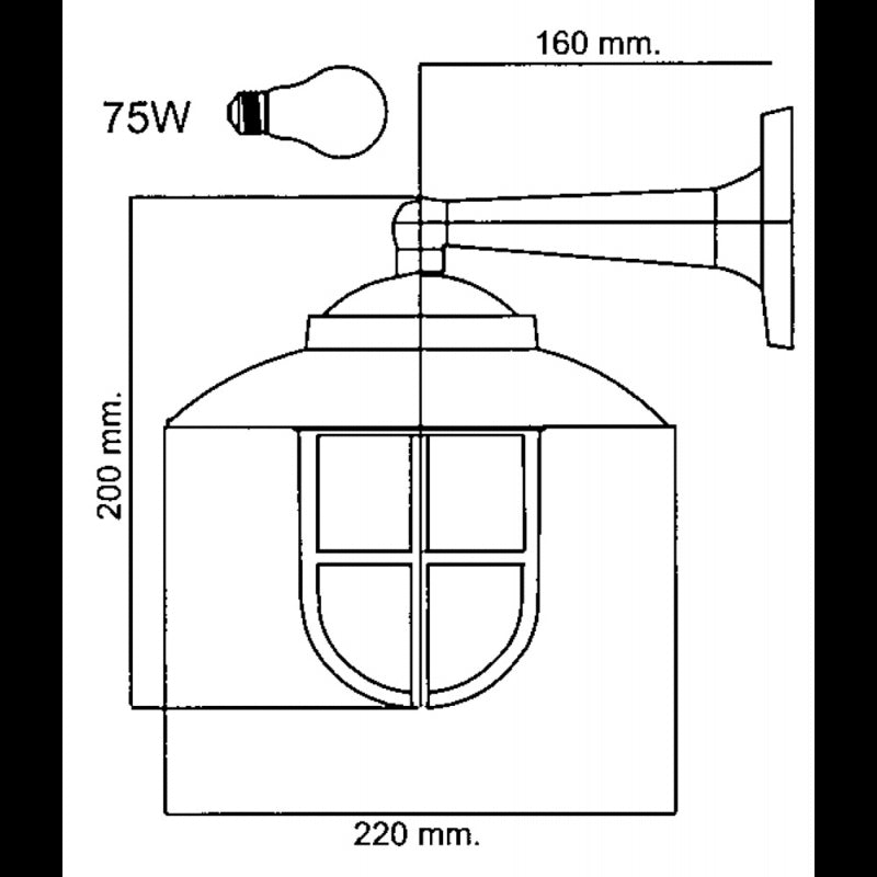 LAMPADA CON GABBIETTA - 4002060 - FORESTI
