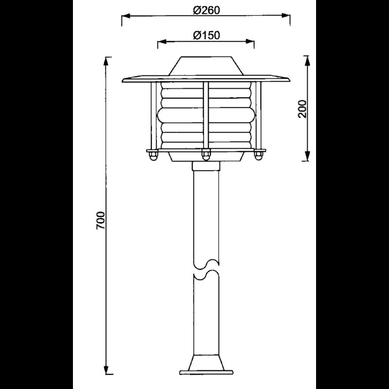 LAMPIONE PER ESTERNO - 4002033 - FORESTI