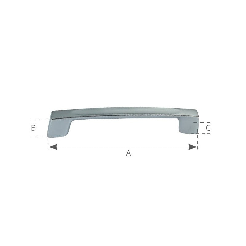 MANIGLIA OTTONE MM.225 - 4848003 - FORESTI