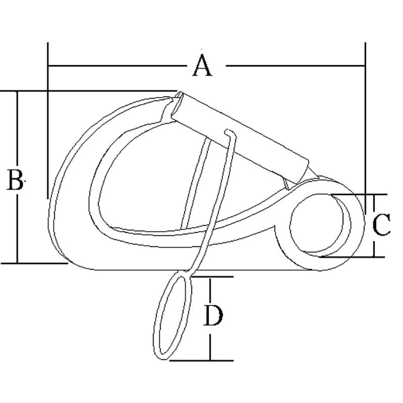 MOSCHETTONE INOX 316 - 0606795 - MARINE TOWN