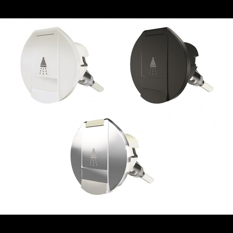 NICCHIA NERA TONDA CON DOCCETTA - P67594 - PLASTIMO