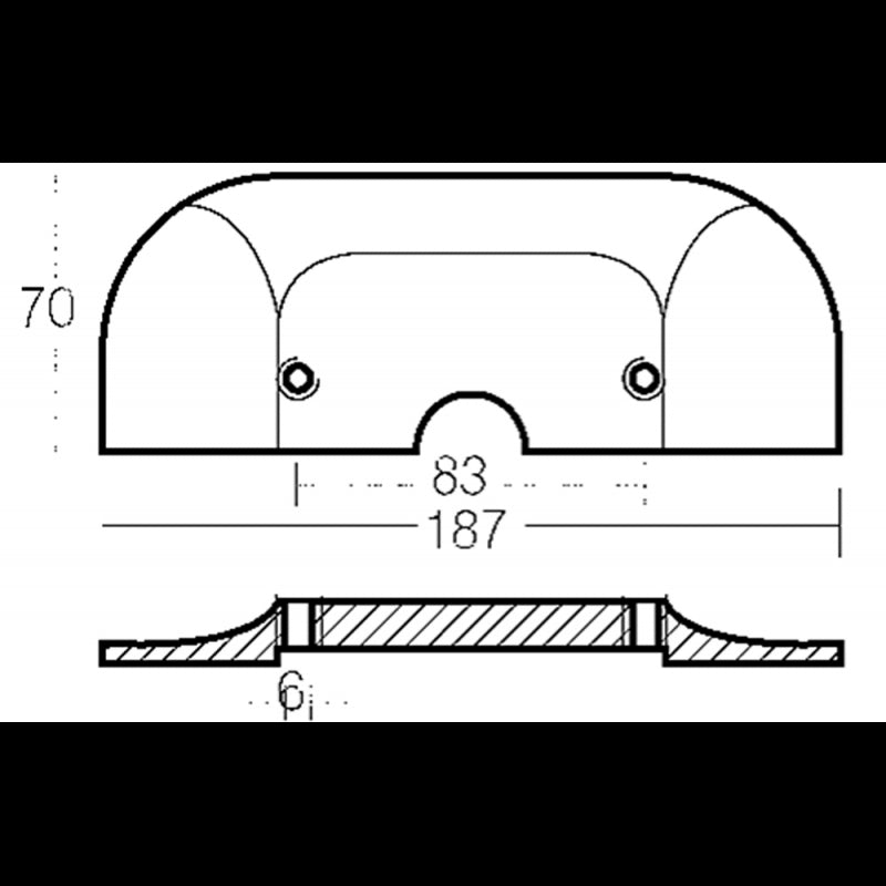 PIASTRA ALPHA ONE-ALPHA II GEN ALL. - 2626311A - TECNOSEAL