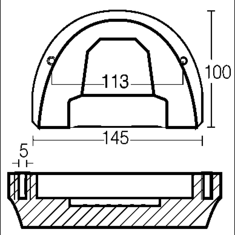 ANODO IN ALLUMINIO PER O.M.C. COBRA - 2626209A - ENRICO POLIPODIO