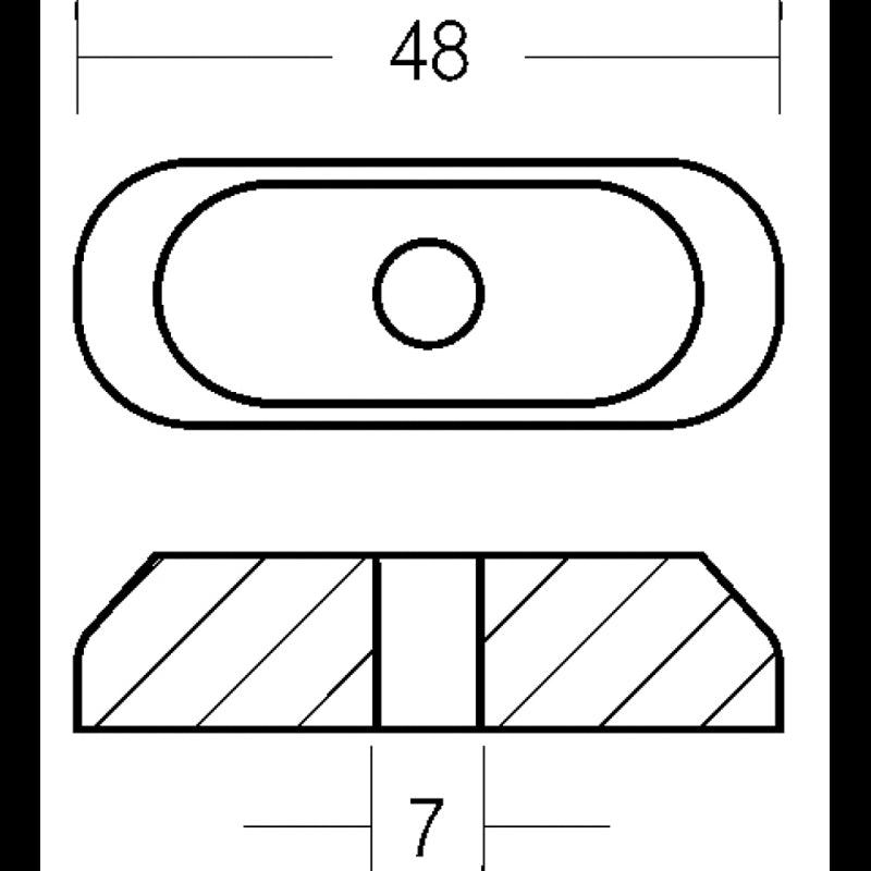 PIASTRINA 2 HP 9,9-15 HP 4T - 2626810 - TECNOSEAL