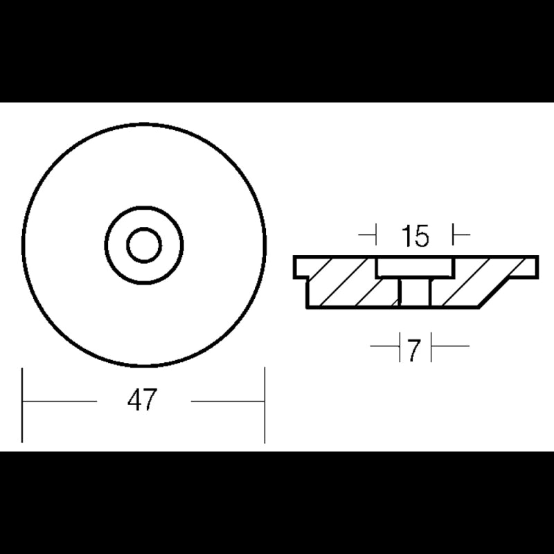 PIASTRINA 9,9-15 HP - 2626808 - TECNOSEAL