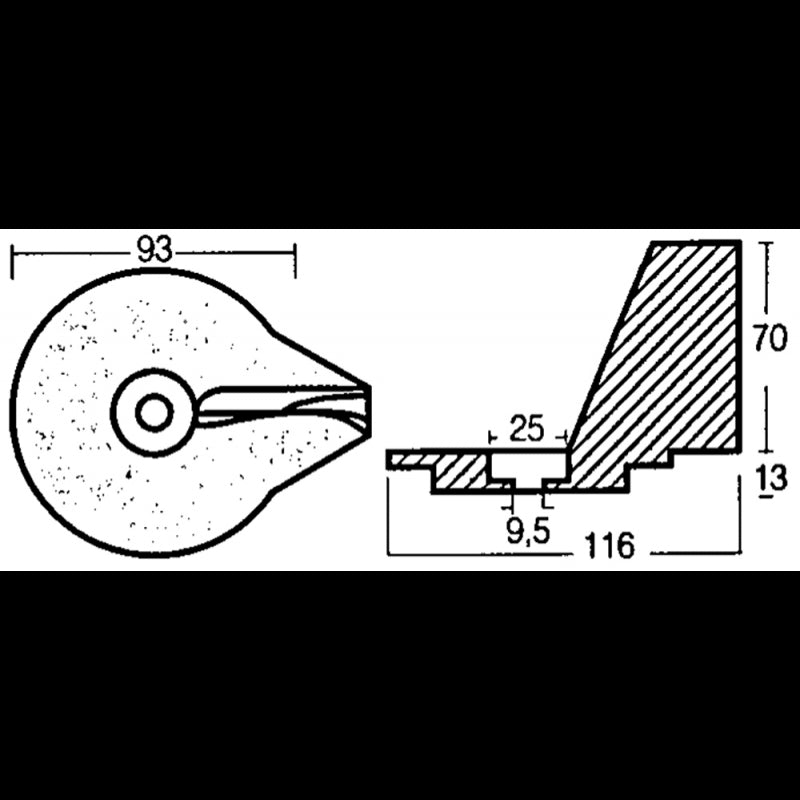 PINNA IN ZINCO - 2626325 - TECNOSEAL