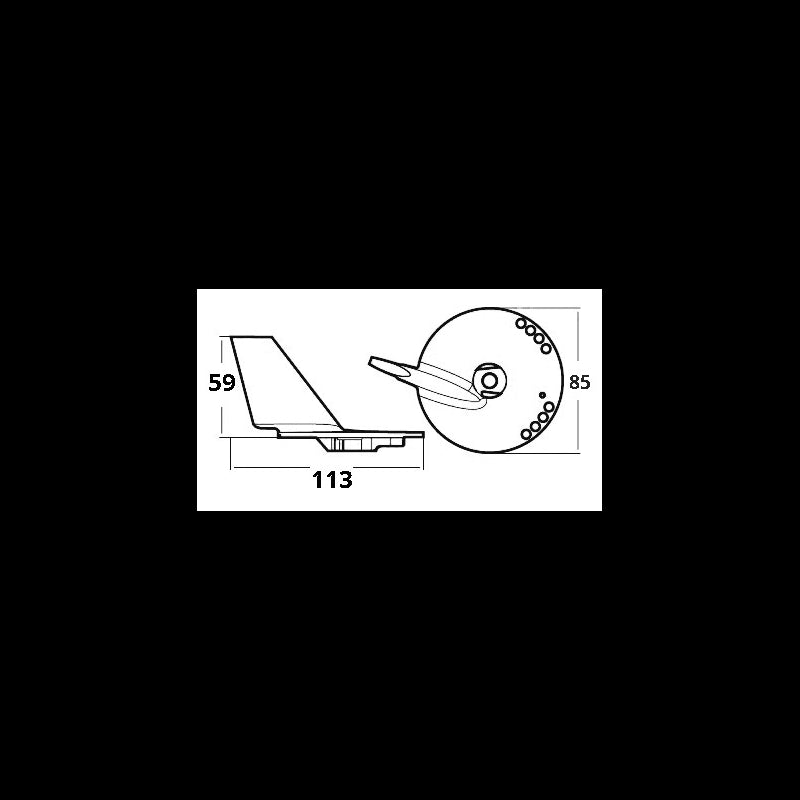 PINNA IN ZINCO DF 60-70 - 2626813 - TECNOSEAL