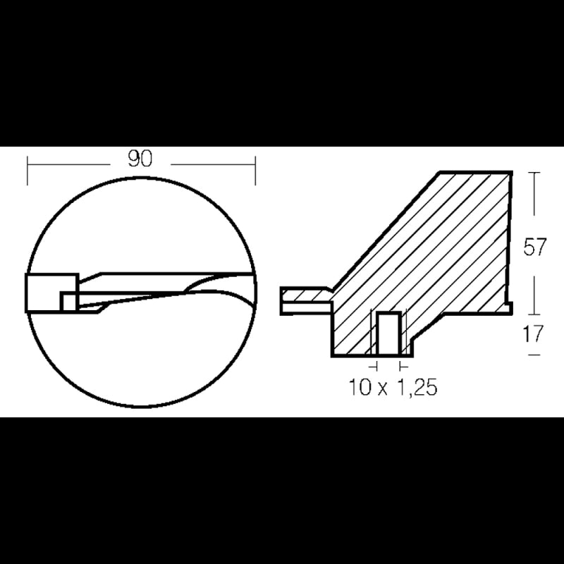 PINNA IN ALLUMINIO - 2626405A - TECNOSEAL