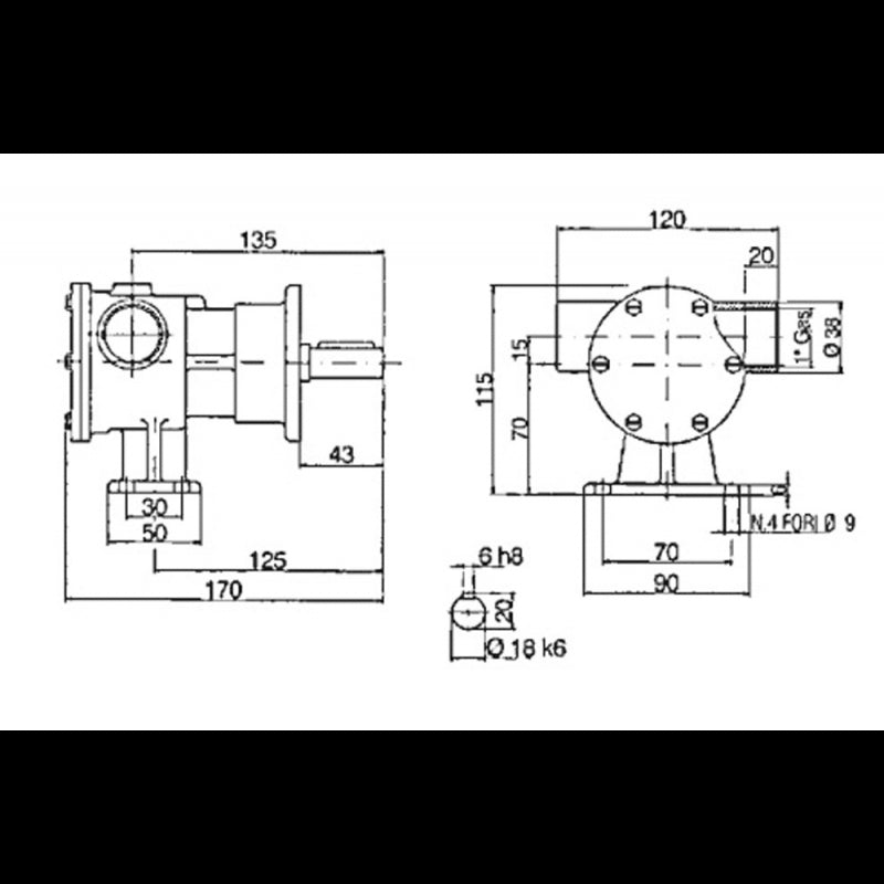 POMPA PM36 - 1600036 - ANCOR