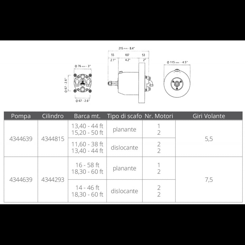 POMPA UP39F - 4344639 - ULTRAFLEX