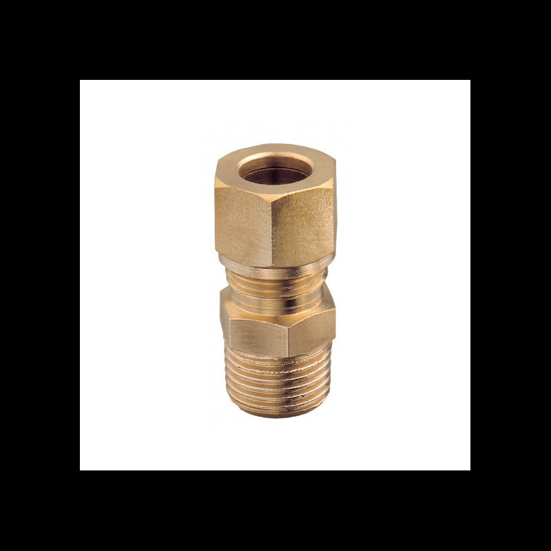 RACCORDO DRITTO MASCHIO 1/4'X8 - 4344502 - GUIDI