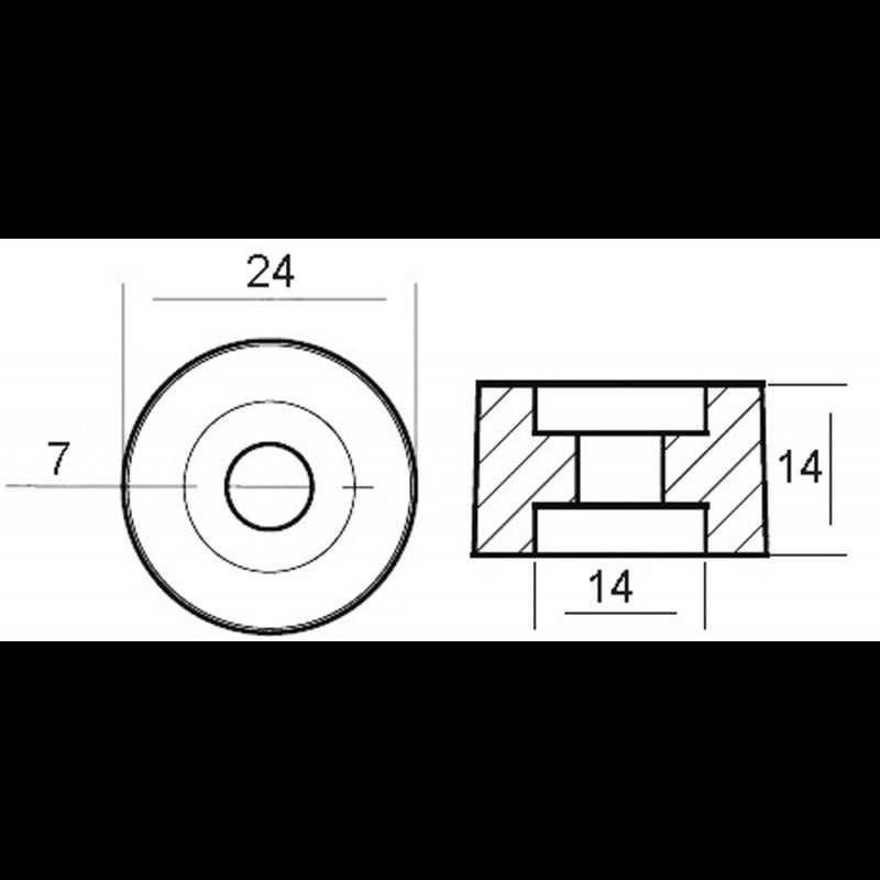 RONDELLA ALLUMINIO HONDA - 2626959A - TECNOSEAL