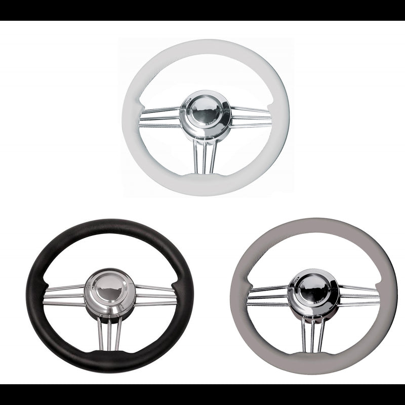 RUOTA TIMONE T14 GRIGIA Ø MM.350 - 4345457 - SAVORETTI