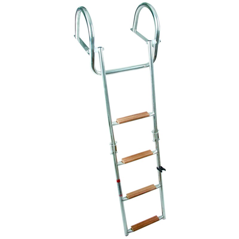 SCALETTA INOX RIBALTABILE 4 GRADINI - 3030074 - FORNITURE NAUTICHE ITALIANE