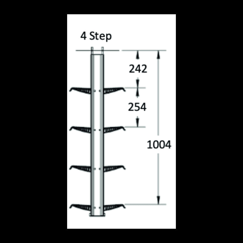 SCALETTA TELESCOPICA 4 GRAD. NEG. - 3030360 - ATTWOOD