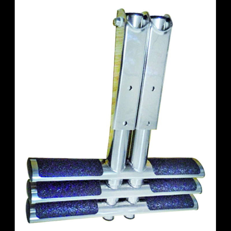 SCALETTA INOX 4 GRADINI MM.440X350 - 3030354 - FORNITURE NAUTICHE ITALIANE
