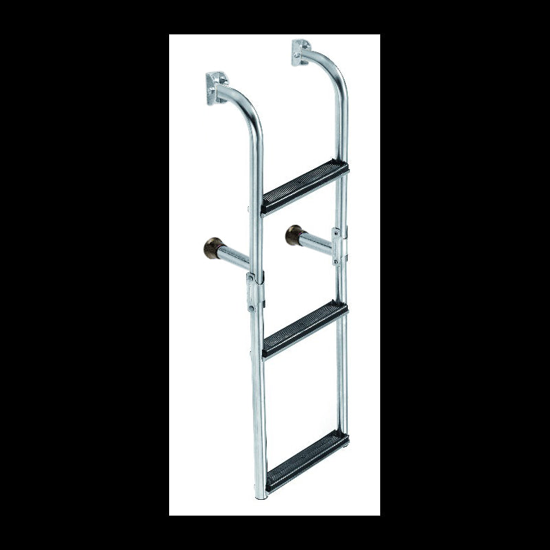 SCALETTA INOX 5 GRADINI mm.1300X270 - 3030105 - FORNITURE NAUTICHE ITALIANE