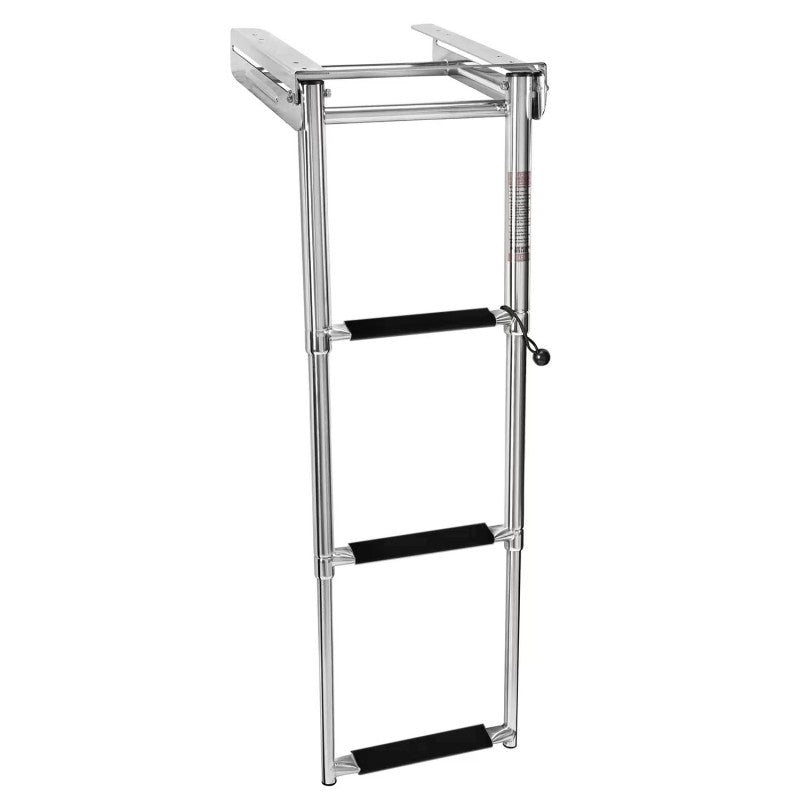SCALETTA INOX A SCOMP. GRAD. BIANCO - 3030282 - FORNITURE NAUTICHE ITALIANE