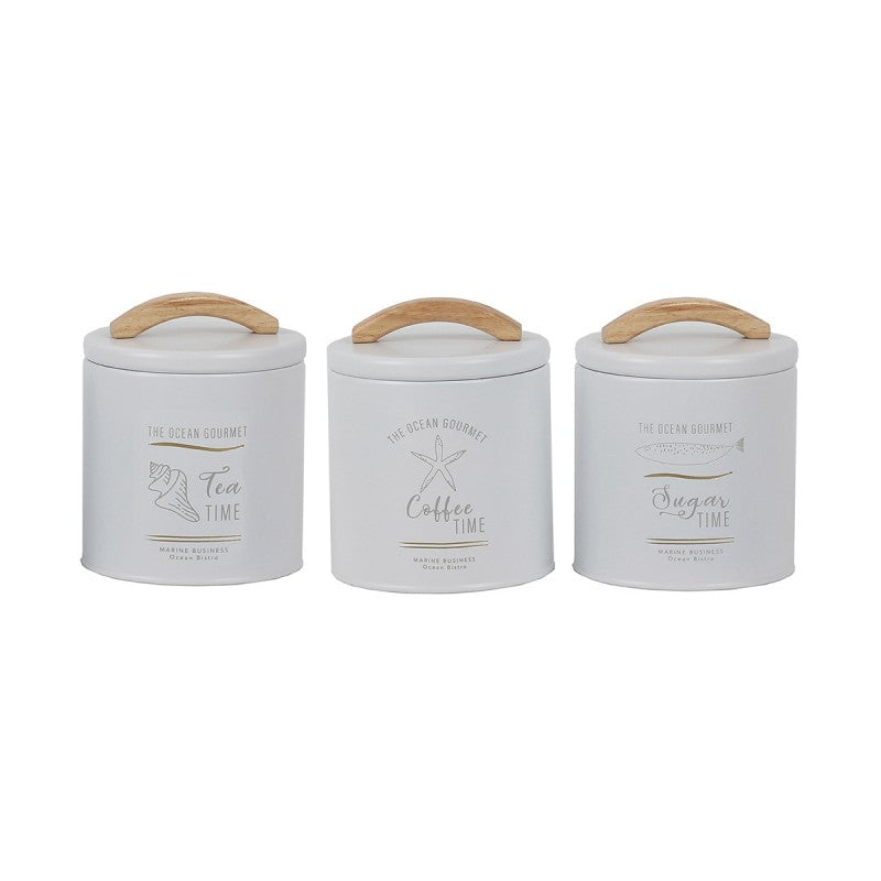 BARATTOLI DA CUCINA PICCOLI 3pz - 2123201 - MARINE BUSINESS