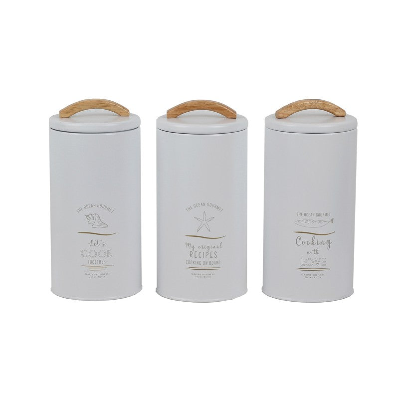 BARATTOLI DA CUCINA GRANDI 3pz - 2123204 - MARINE BUSINESS