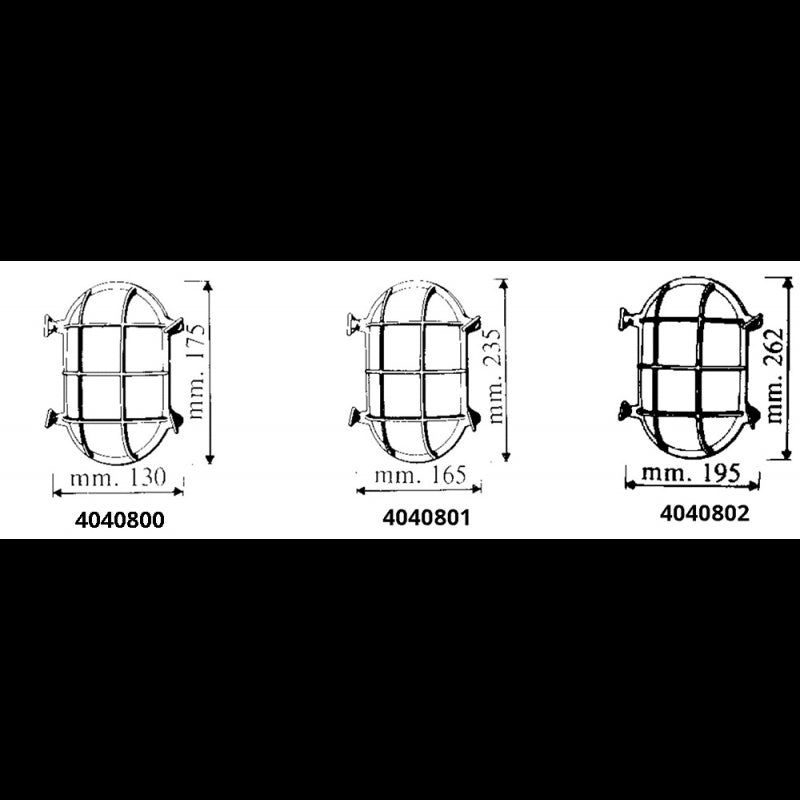TARTARUGA MM.175X130 MAX 40 W - 4040800 - FORESTI