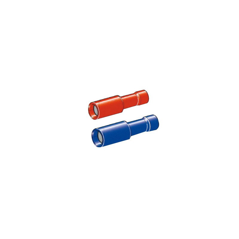 TERM. CILINDRICO FEMMINA BLU 10PZ - P204606 - CROSSEVEN