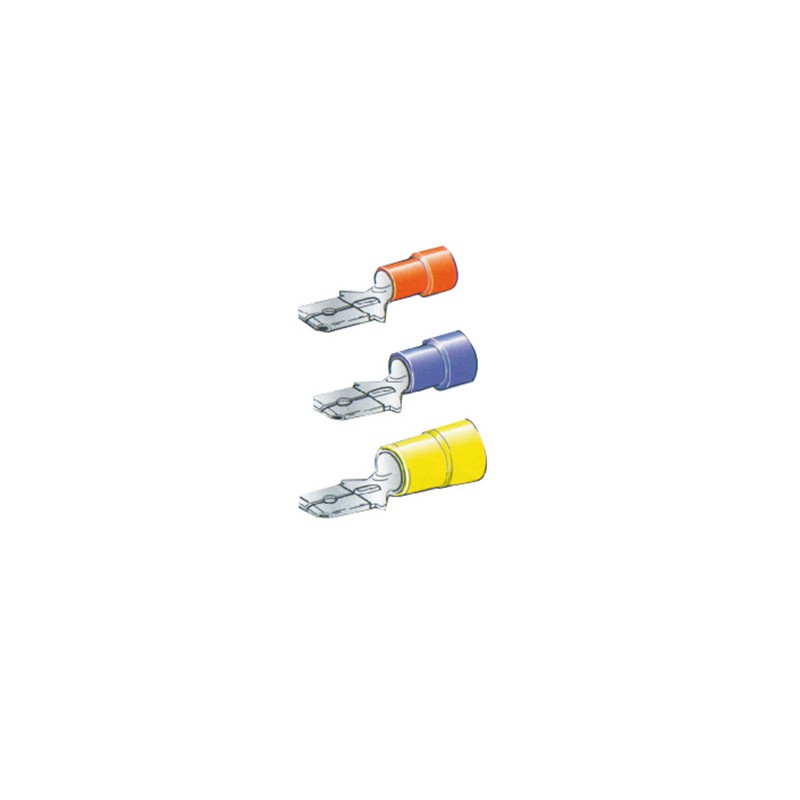 TERMINALE MASCHIO MM 2,8 ROSSO 100P - P204569 - CROSSEVEN